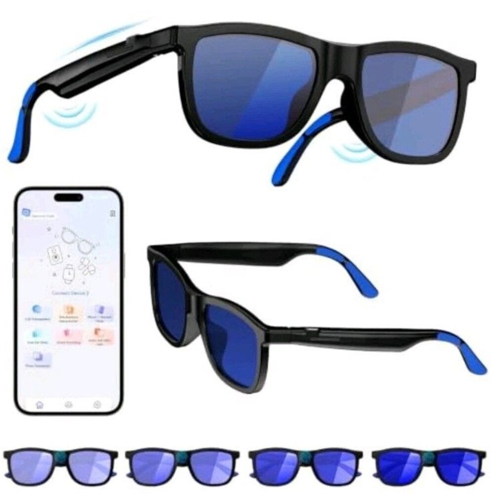 Osawalla AI Smart Glasses with Camera 8MP HD 1080P Video Recording Audio SEALED